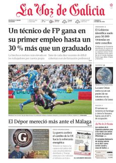 EL DÉPOR MERECIÓ MÁS ANTE EL MÁLAGA