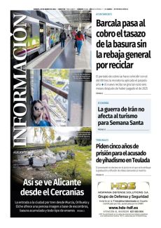 ASÍ SE VE ALICANTE DESDE EL CERCANÍAS