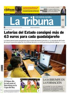 LOTERÍAS DEL ESTADO CONSIGNÓ MÁS DE 63 EUROS PARA CADA GUADALAJAREÑO